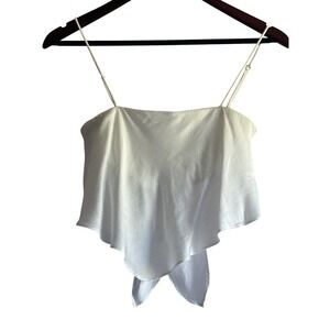 Zara Women's Top Size XS‎ Color White Sleeveless Preowned Good Condition